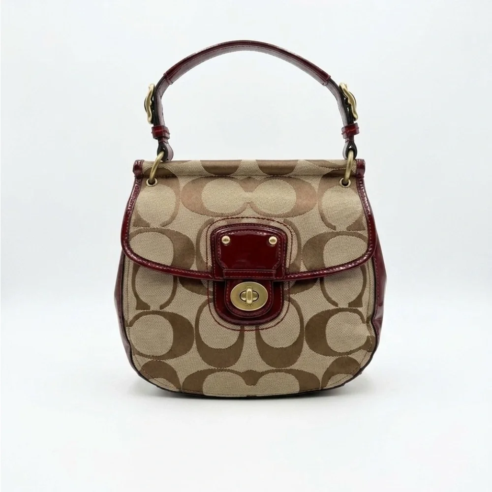 Coach Signature Willis Anniversary Canvas Bag